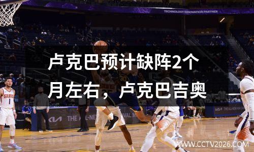 卢克巴预计缺阵2个月左右，卢克巴吉奥