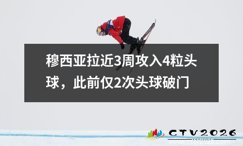 穆西亚拉近3周攻入4粒头球，此前仅2次头球破门