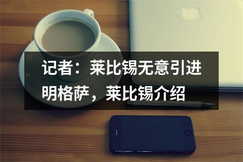 记者：莱比锡无意引进明格萨，莱比锡介绍
