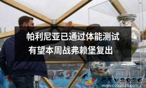帕利尼亚已通过体能测试 有望本周战弗赖堡复出