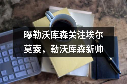 曝勒沃库森关注埃尔莫索，勒沃库森新帅