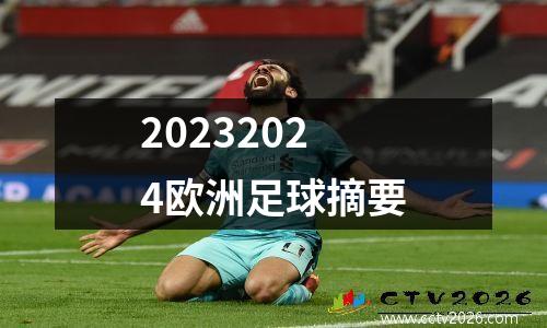20232024欧洲足球摘要