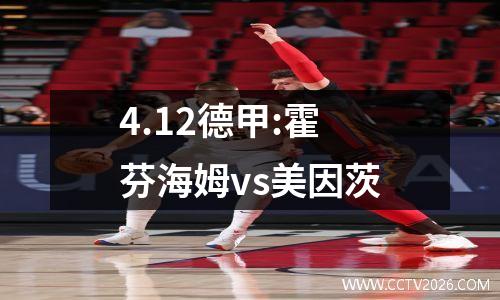 4.12德甲:霍芬海姆vs美因茨