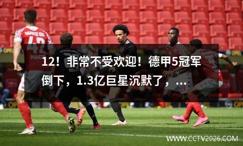 12！非常不受欢迎！德甲5冠军倒下，1.3亿巨星沉默了，有20,000人参加了狂欢节