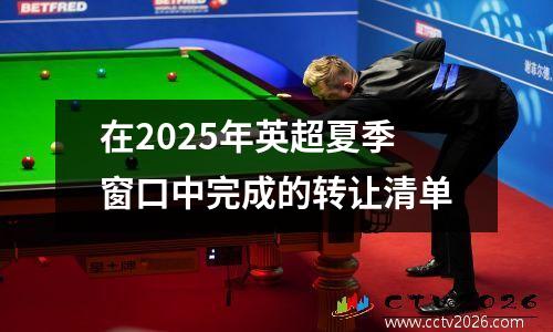在2025年英超夏季窗口中完成的转让清单