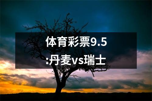 体育彩票9.5:丹麦vs瑞士