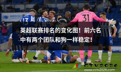 英超联赛排名的变化图！前六名中有两个团队和狗一样稳定！