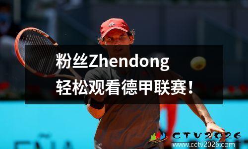粉丝Zhendong轻松观看德甲联赛！