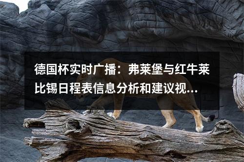 德国杯实时广播：弗莱堡与红牛莱比锡日程表信息分析和建议视频广播评论