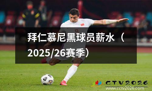 拜仁慕尼黑球员薪水（2025/26赛季）