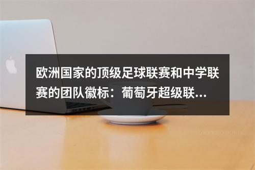 欧洲国家的顶级足球联赛和中学联赛的团队徽标：葡萄牙超级联赛，葡萄牙联赛