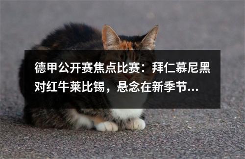 德甲公开赛焦点比赛：拜仁慕尼黑对红牛莱比锡，悬念在新季节开始