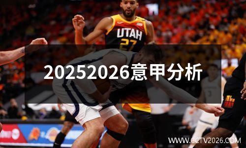 20252026意甲分析