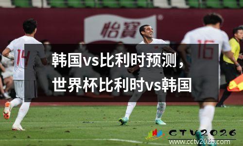 韩国vs比利时预测，世界杯比利时vs韩国