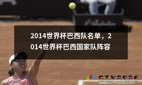 2014世界杯巴西队名单，2014世界杯巴西国家队阵容