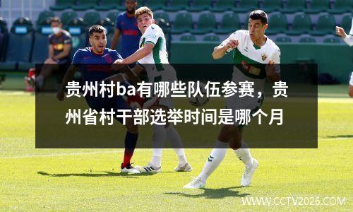 贵州村ba有哪些队伍参赛，贵州省村干部选举时间是哪个月
