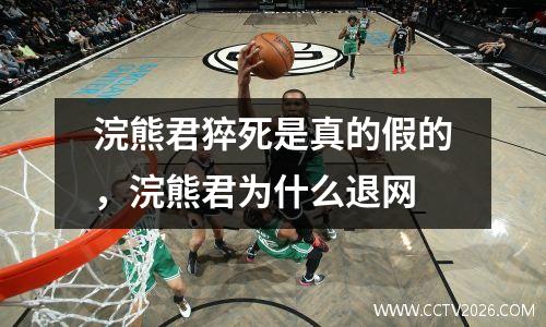 浣熊君猝死是真的假的，浣熊君为什么退网
