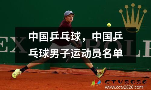 中国乒乓球，中国乒乓球男子运动员名单
