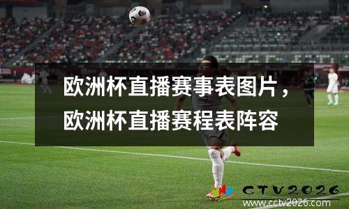 欧洲杯直播赛事表图片，欧洲杯直播赛程表阵容