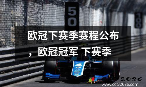 欧冠下赛季赛程公布，欧冠冠军 下赛季