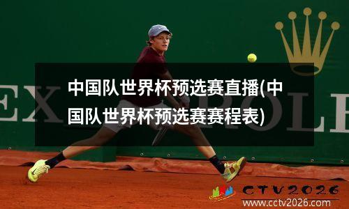 中国队世界杯预选赛直播(中国队世界杯预选赛赛程表)