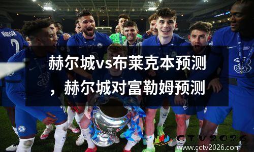 赫尔城vs布莱克本预测，赫尔城对富勒姆预测
