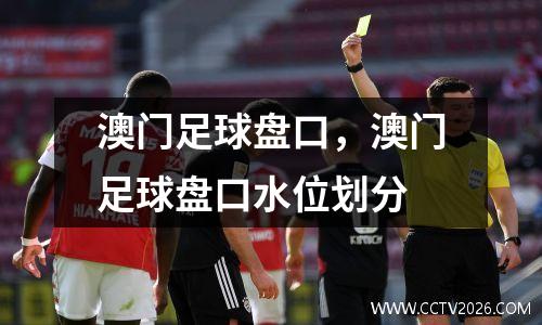 澳门足球盘口，澳门足球盘口水位划分