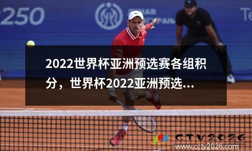 2022世界杯亚洲预选赛各组积分，世界杯2022亚洲预选赛积分排行