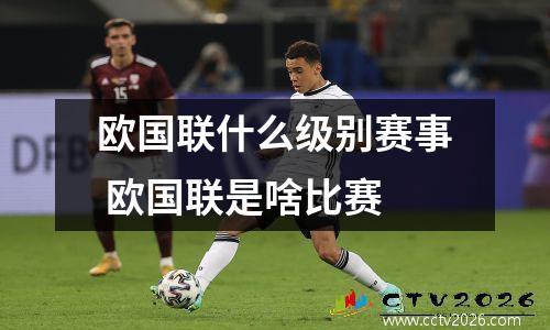 欧国联什么级别赛事 欧国联是啥比赛