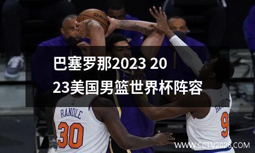 巴塞罗那2023 2023美国男篮世界杯阵容