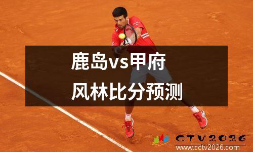 鹿岛vs甲府风林比分预测