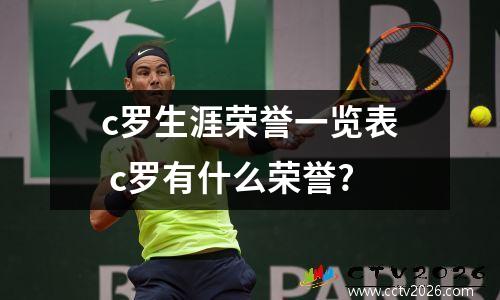 c罗生涯荣誉一览表 c罗有什么荣誉?