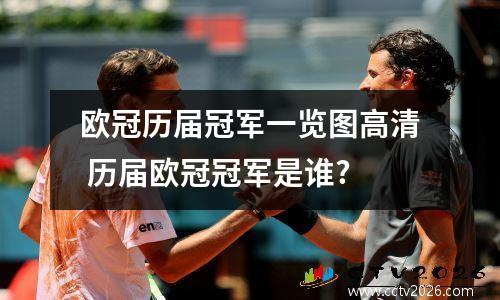 欧冠历届冠军一览图高清 历届欧冠冠军是谁?