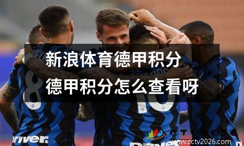 新浪体育德甲积分 德甲积分怎么查看呀