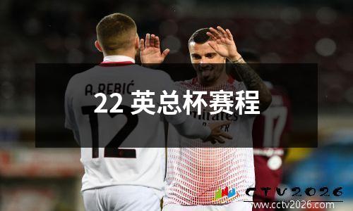 22 英总杯赛程