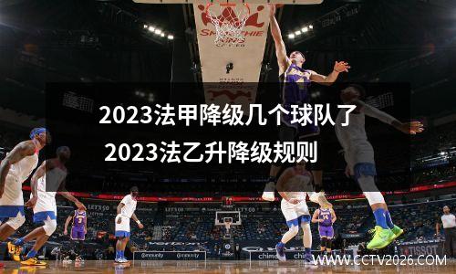 2023法甲降级几个球队了 2023法乙升降级规则