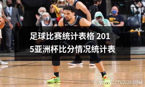 足球比赛统计表格 2015亚洲杯比分情况统计表