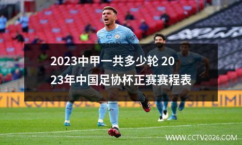 2023中甲一共多少轮 2023年中国足协杯正赛赛程表
