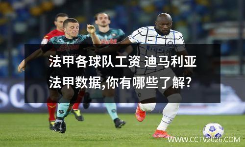 法甲各球队工资 迪马利亚法甲数据,你有哪些了解?