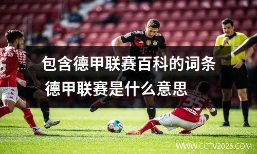 包含德甲联赛百科的词条 德甲联赛是什么意思