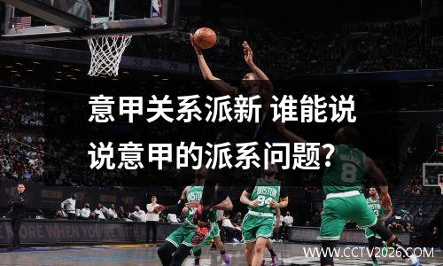 意甲关系派新 谁能说说意甲的派系问题?
