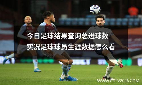 今日足球结果查询总进球数 实况足球球员生涯数据怎么看