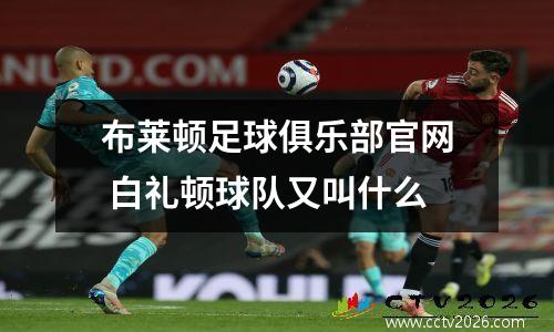 布莱顿足球俱乐部官网 白礼顿球队又叫什么