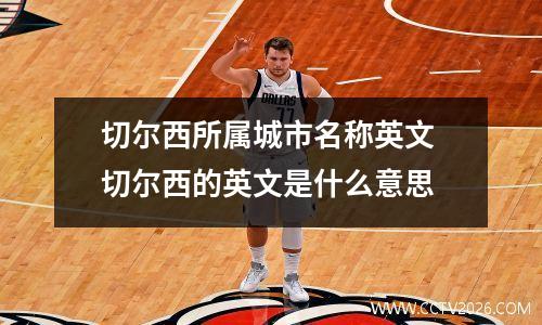 切尔西所属城市名称英文 切尔西的英文是什么意思