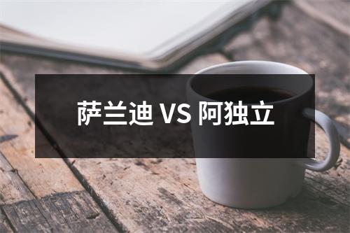 萨兰迪 VS 阿独立