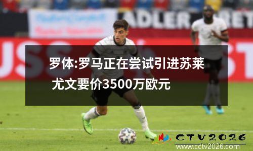 罗体:罗马正在尝试引进苏莱 尤文要价3500万欧元