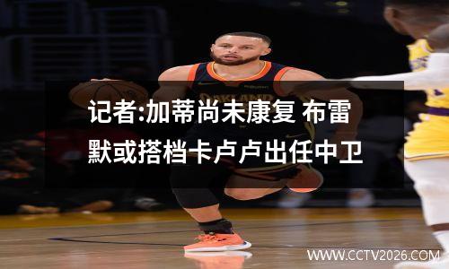 记者:加蒂尚未康复 布雷默或搭档卡卢卢出任中卫