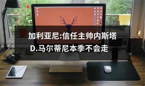 加利亚尼:信任主帅内斯塔 D.马尔蒂尼本季不会走