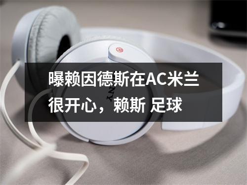 曝赖因德斯在AC米兰很开心，赖斯 足球