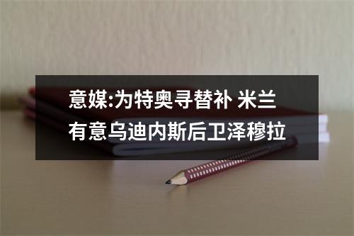 意媒:为特奥寻替补 米兰有意乌迪内斯后卫泽穆拉
